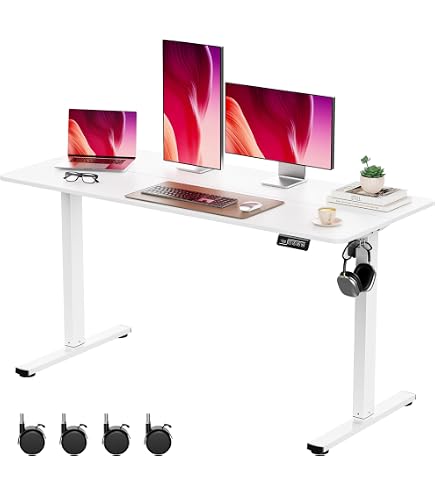 Amazon.co.jp: 手動式昇降式デスク 63-90cm 無段階昇降可能 手回し式